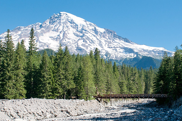 Longmire Suspension Bridge, Mt Rainier National Park